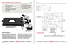 catalog pages for micropositioning stage with manual micrometers for Olympus BX upright microscope