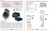catalog pages for motorized micropositioning stage