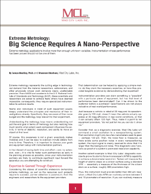 Extreme Metrology