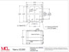 three axis piezo stage drawing with groove top